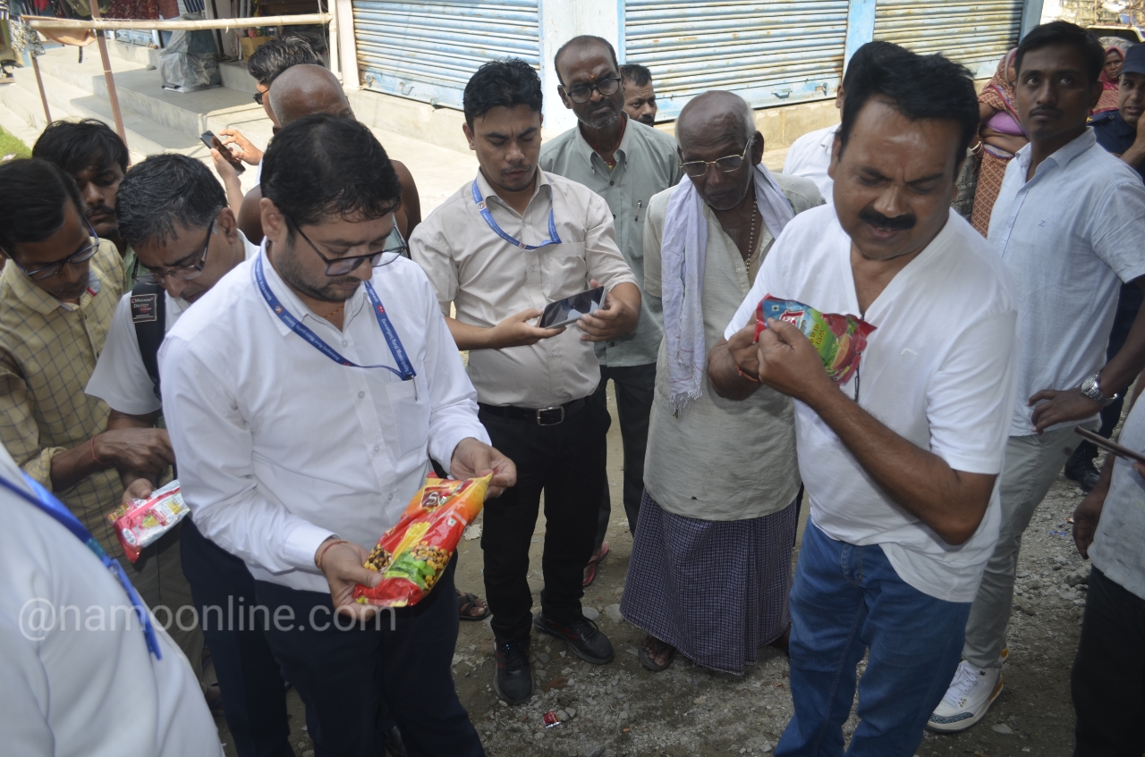 देवानगञ्जमा बजार अनुगमन, अधिकांश पसलमा म्याद गुज्रेको सामान फेला