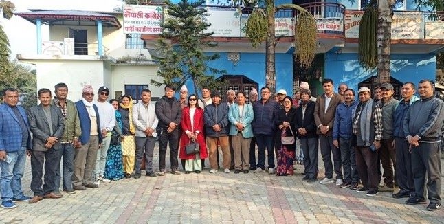 समुदायमा कांग्रेस, सुनसरीको १२४ वटै वडामा खटिए नेता र कार्यकर्ता