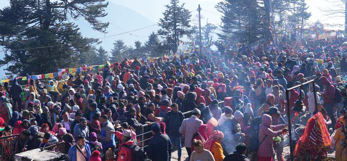 आठ महिनामा पाथीभरा मन्दिरमा पुगे १ लाख ६८ भत्तजन